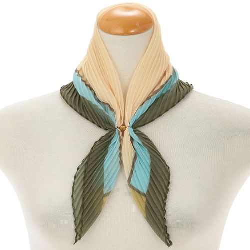 クレール
プリーツエッジライン マグネット付きスカーフ