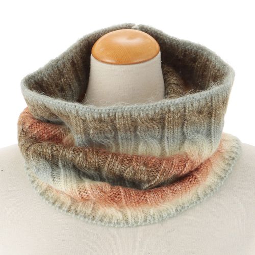 クレール
グラデニットケーブルネックウォーマー