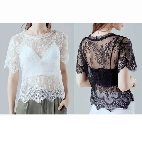 ジェノバ
パールボタンレースネック