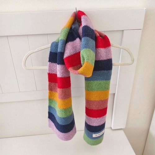 ジェノバ
マルチカラーボーダーニットマフラー