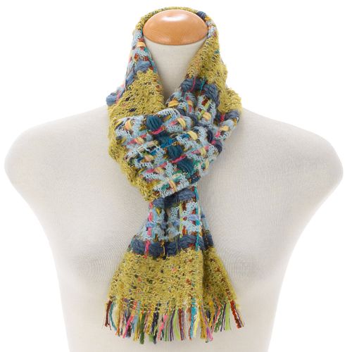 ラヴィングジャパン
フランス製 カラフルフリンジプチマフラー