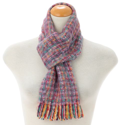 ラヴィングジャパン
フランス製 カラフルフリンジモヘアプチマフラー