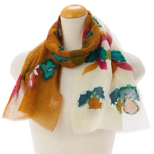 ラヴィングジャパン
インド製 ウールステッチストール