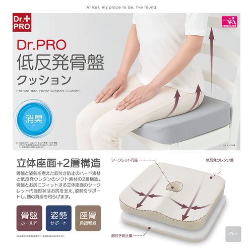 4571414699327



ｸﾞﾚｰ



サンファミリー
Dr．PRO低反発骨盤クッション
