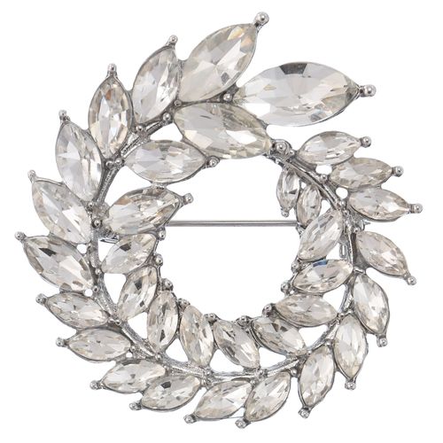 伸美
ビジューリーフブローチ