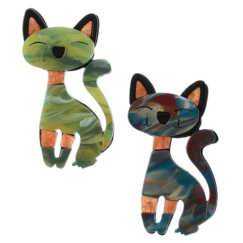 ジェノバ
猫ブローチ