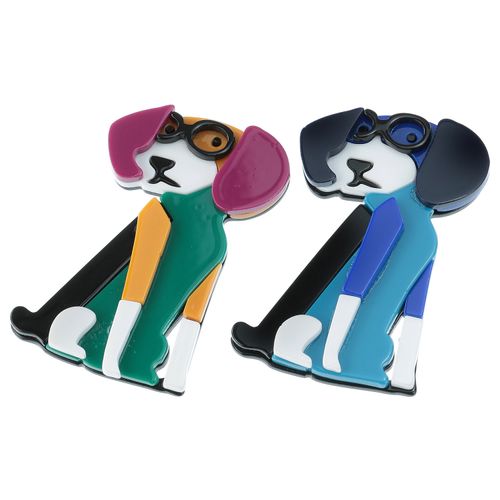 ジェノバ
犬ブローチ