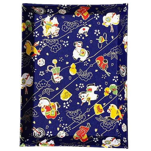 長谷川松寿堂
干支友禅紙貼 トレー