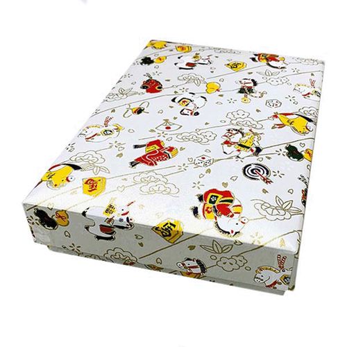 長谷川松寿堂
干支友禅紙文庫箱 小