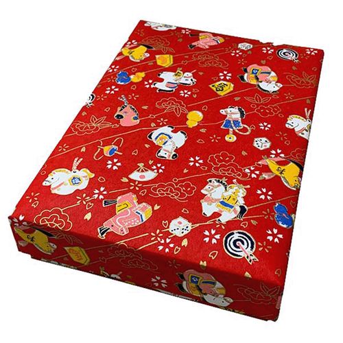 長谷川松寿堂
干支友禅紙文庫箱 小