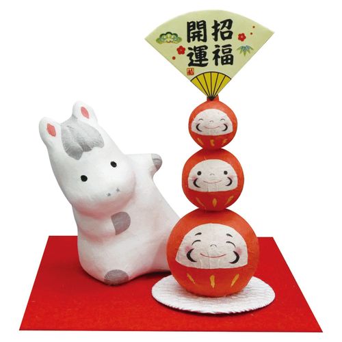 R-256



リュウコドウ
ちぎり和紙 のぞき午と開運だるま