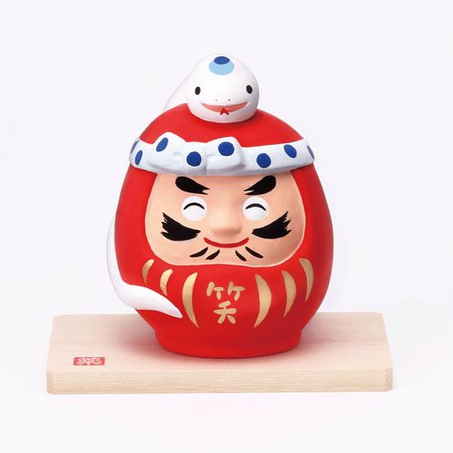 72



中外陶園
錦彩招福巳（笑門来福）