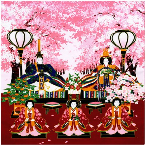 61880925



丸全
綿タペストリー 雛段桜の森