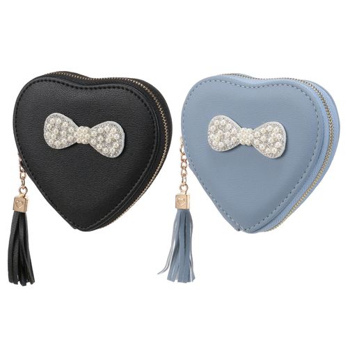 ジェノバ
リボン付ハート型コインケース
