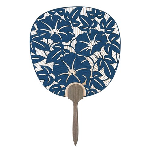 NO.273



伏見上野旭昇堂
都うちわ 杉柄 手漉き和紙 総彫 三輪朝顔 紺