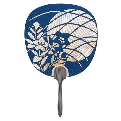 NO.282



伏見上野旭昇堂
都うちわ 杉柄 手漉き和紙 総彫り 月に桔梗 紺