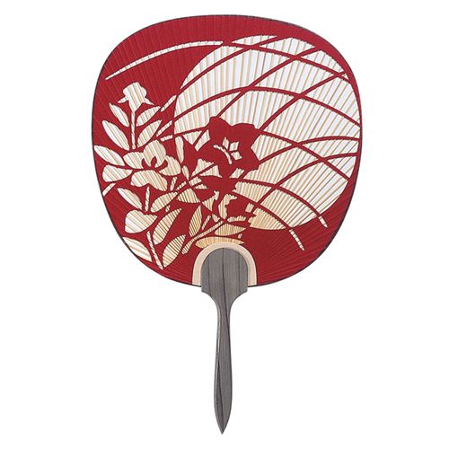 NO.284



伏見上野旭昇堂
都うちわ 杉柄 手漉き和紙 総彫り 月に桔梗 赤