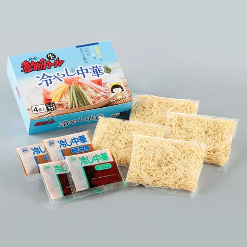 河京
喜多方ラーメン 冷やし中華4食（ゴマ、醤油）