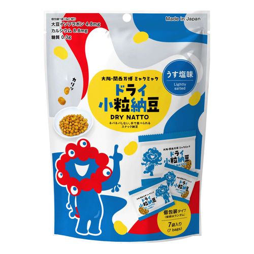 4977856210258



0



アイネット
ミャクミャク ドライ小粒納豆 うす塩味