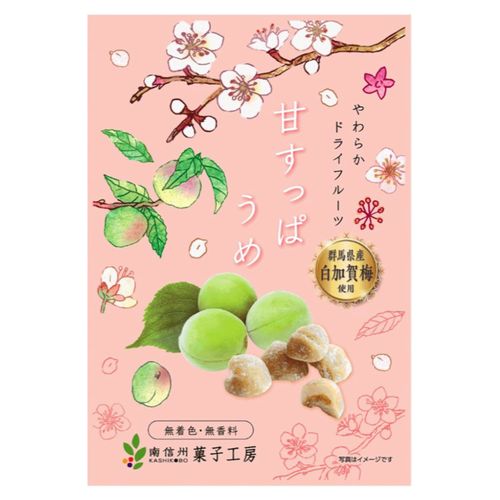 4582400146770







南信州菓子工房
甘すっぱうめ白加賀梅（ドライフルーツ）