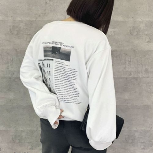 ケリーコーポレーション
Anna Kerry 裏起毛フォトプリントプルオーバー