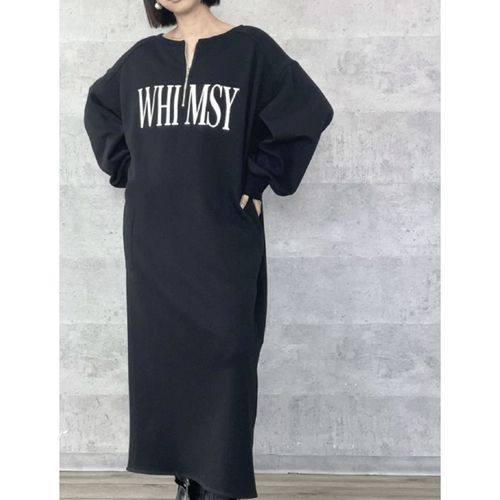 ケリーコーポレーション
Anna Kerry フロントZIP裏起毛ロゴワンピース