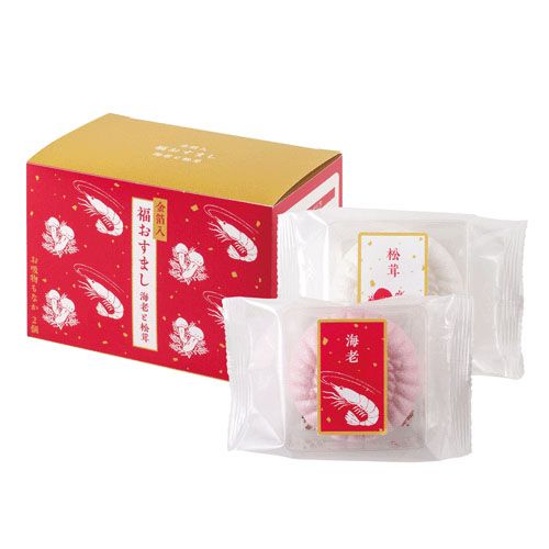 4531340206020







箔座
金箔入り 福おすまし海老と松茸