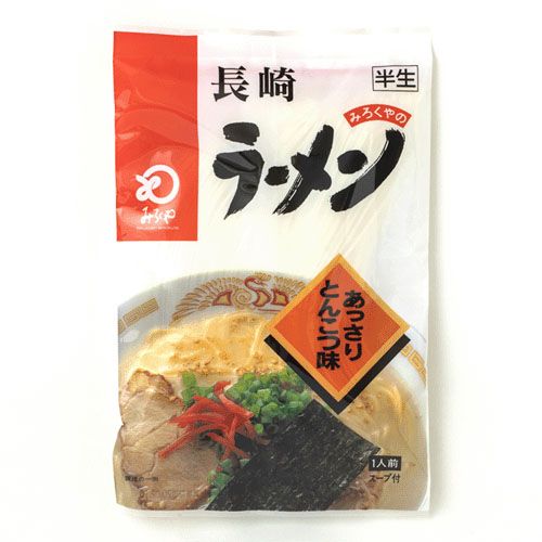 4976495057132







みろく屋
あっさり豚骨ラーメン（半生麺）