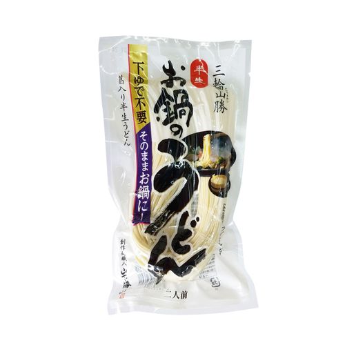 4582238532691



KS-1



三輪山勝製麺
そのままお鍋に！ お鍋のうどん 二人前（半生タイプ）