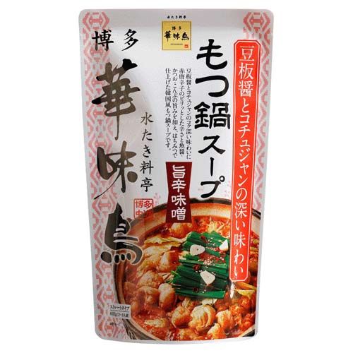 4940983690934







トリゼンフーズ
博多華味鳥 もつ鍋スープ 旨辛味噌