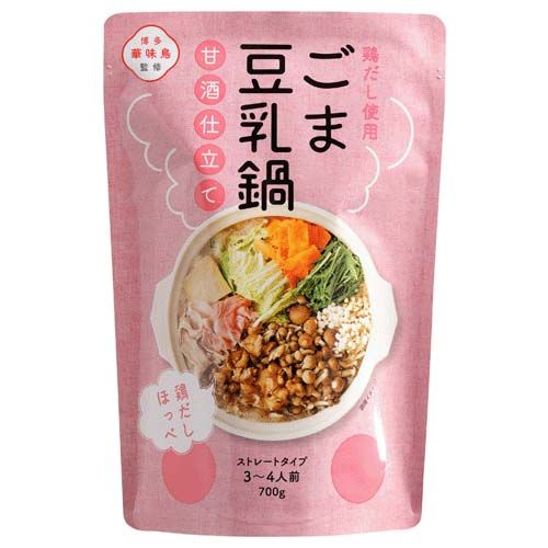 4940983690903







トリゼンフーズ
博多華味鳥 鶏だし ごま豆乳鍋 甘酒仕立て 3～4人前