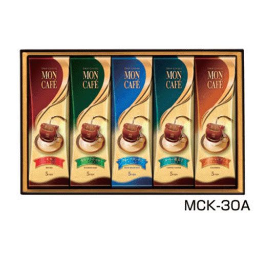 4901305924359



MCK-30A



片岡物産
モンカフェ ドリップコーヒーギフト（3，000）