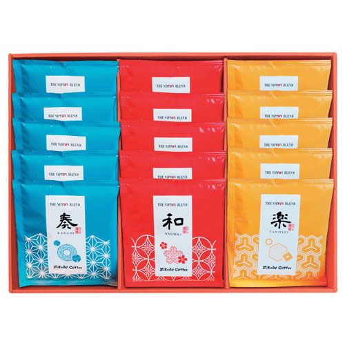 4978081601729



NO30 ﾎｳｿｳ



ミカド珈琲商会
ザ・ニッポンブレンドワンパックコーヒギフト