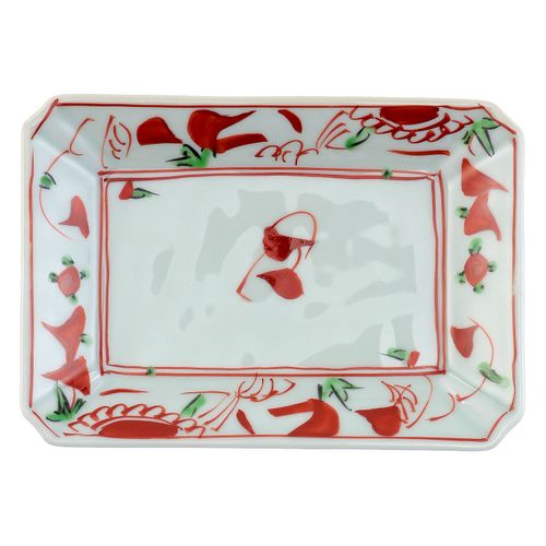 陶もと
錦万歴 長角皿