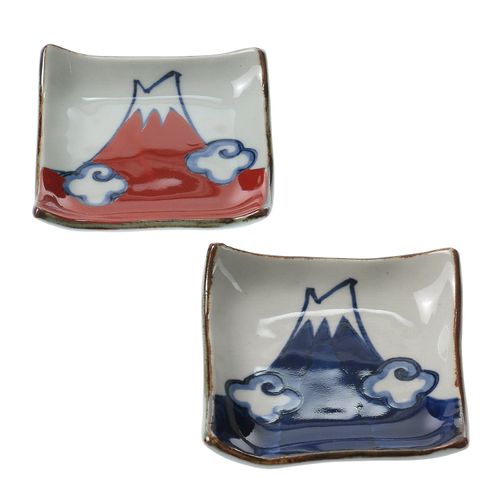 陶もと
富岳 角小皿