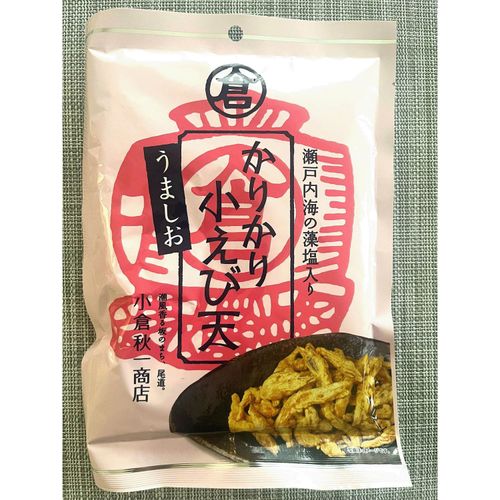 4970770101831







小倉秋一商店
潮風 かりかり小えび天 うましお