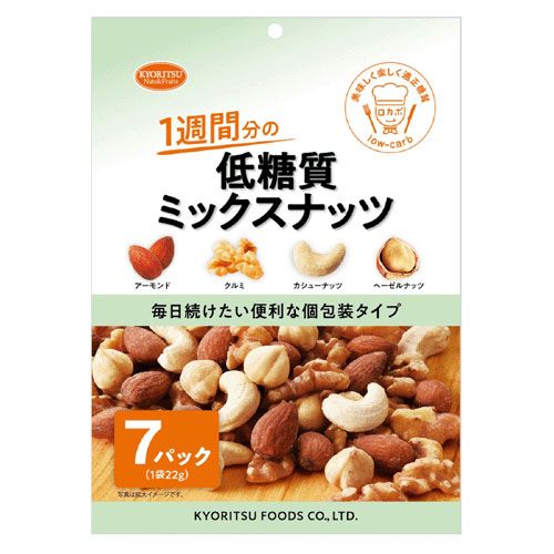 4901325402691







共立食品
低糖質ミックスナッツ