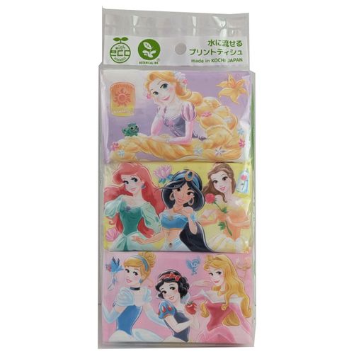 4977033117158



117158



ハヤシ商事
ディズニープリンセス 水に流せる ミニポケットティシュ 16枚（8組）×6パック（3柄）