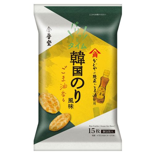 4901353053773







アイネット
パリッと煎 ごま油香る 韓国のり風味（煎餅）