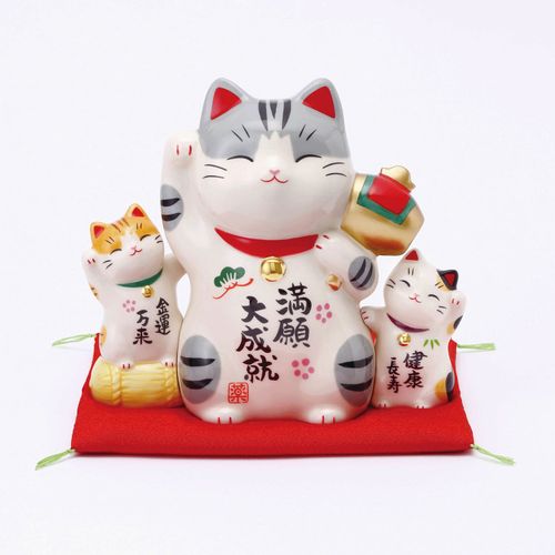 7449



中外陶園
彩絵満願大成就招き猫