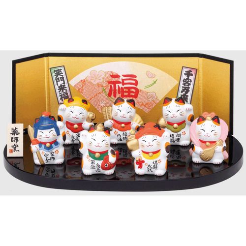 4533806775873



7587



中外陶園
錦彩七福神招き猫セット