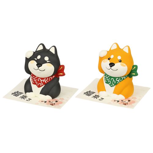 リュウコドウ
柴犬福招き