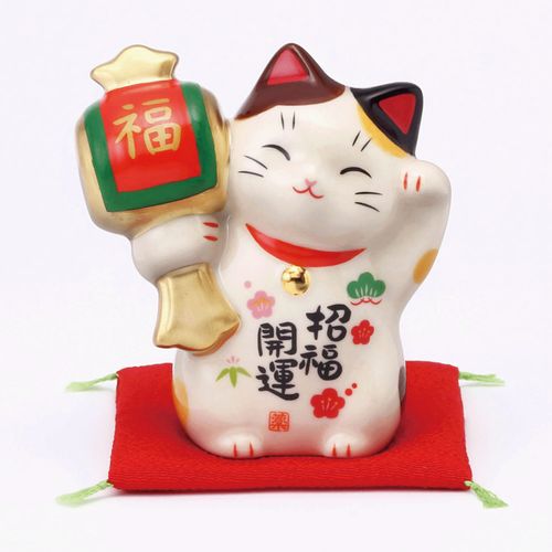 4533806778652



7865



中外陶園
招福開運招き猫（槌持ち）