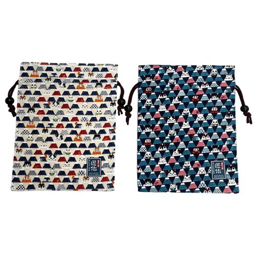 京佑
平巾着 富士とねこ