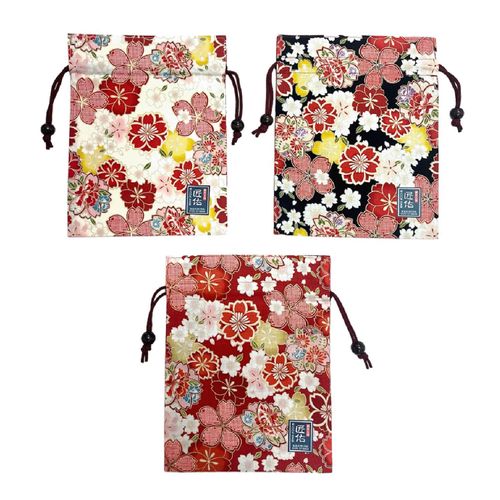 京佑
平巾着 古典桜柄