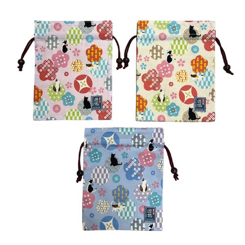 京佑
平巾着 ねこ花