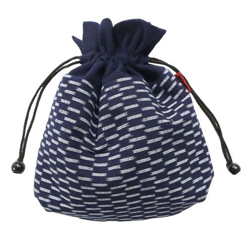 017300670003



オカモト商店
小袋巾着ポーチ てまる 編目紺／白