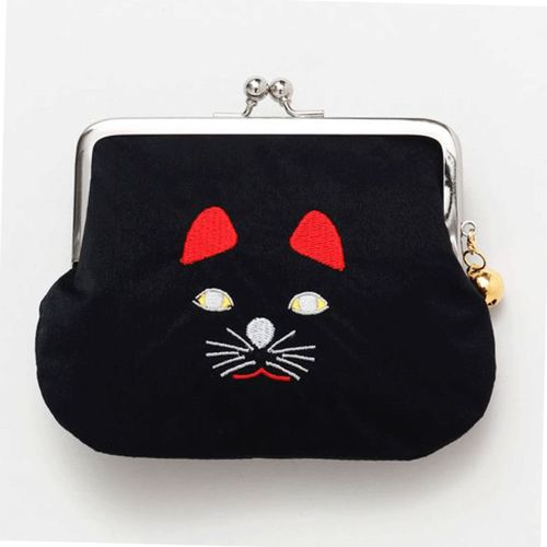 7JNP3317



アミナコレクション
福猫平親子がま口 クロ