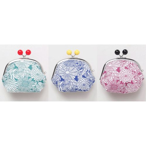 アミナコレクション
花ふくれ玉マルチがま口