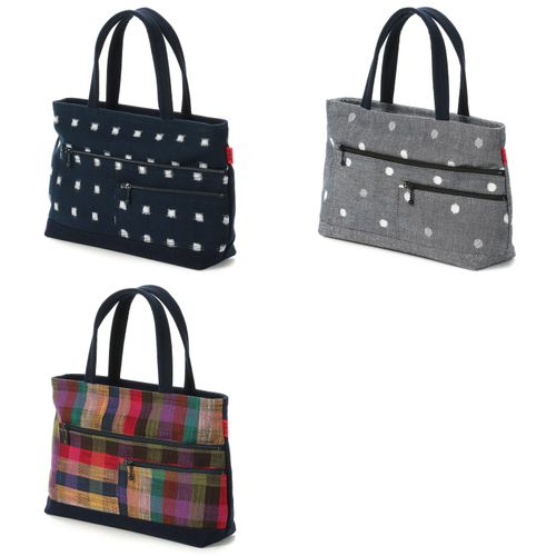 オカモト商店
久留米絣 儀右ヱ門 仕分けポケット付トートバッグ